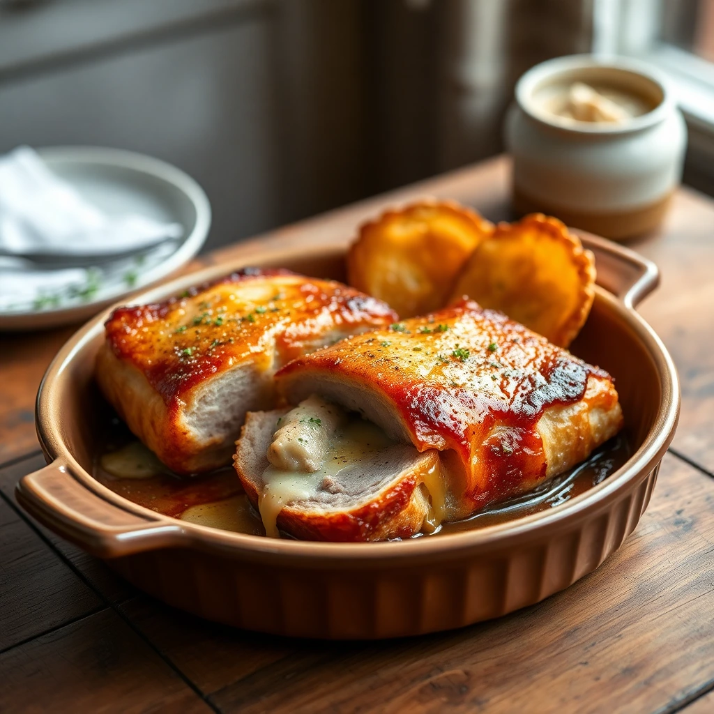 Travers de porc Ail & parmesan
