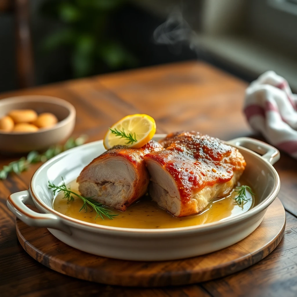 Travers de porc Citron & herbes