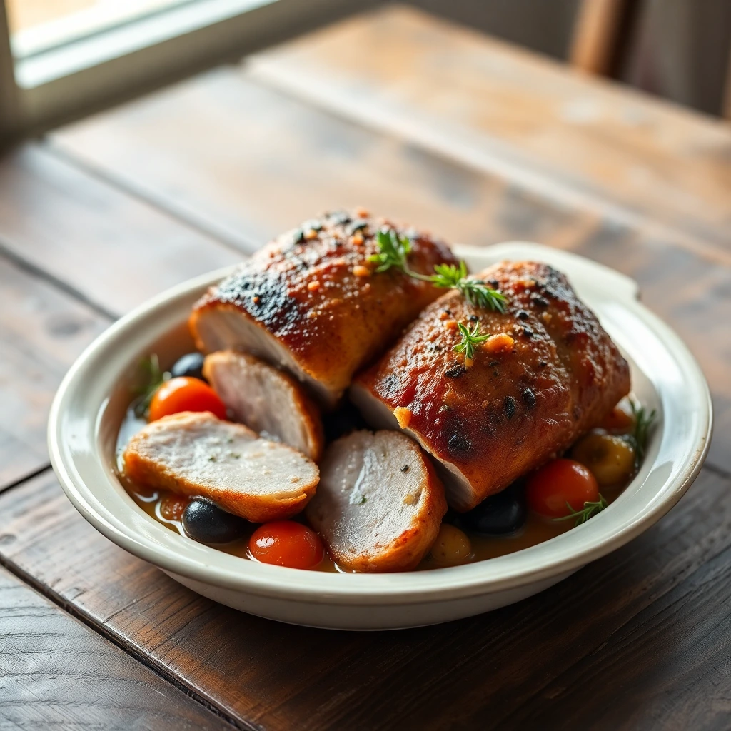Travers de porc Méditerranéen