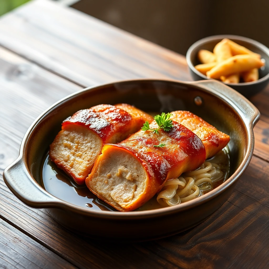 Travers de porc Teriyaki