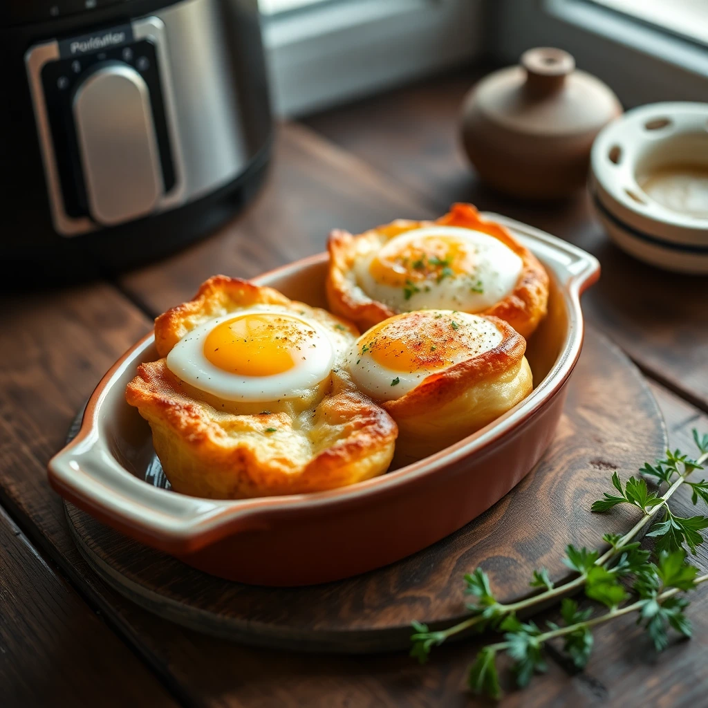 Œufs en cocotte Paprika fumé