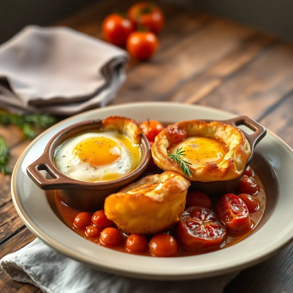 Œufs en cocotte Provençal